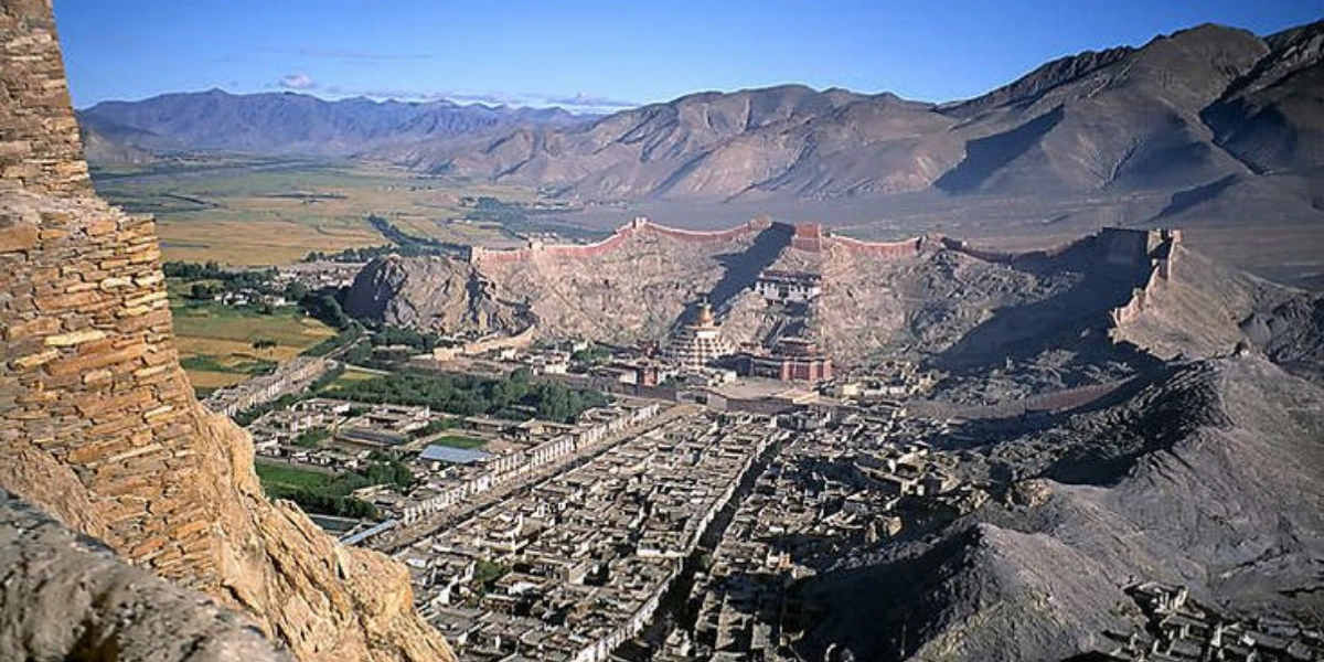 Gyantse landscape, Tibet